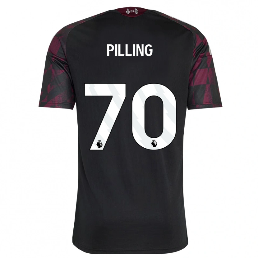 Danxen Kobiety Tommy Pilling #70 Czarny Biały Fioletowy Trzeci Komplet Koszulka 2026/27 Koszulki Klubowe