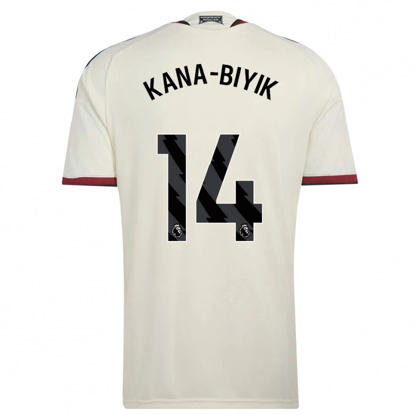 Danxen Kobiety Enzo Kana-Biyik #14 Beżowy Czarny Czerwony Trzeci Komplet Koszulka 2026/27 Koszulki Klubowe