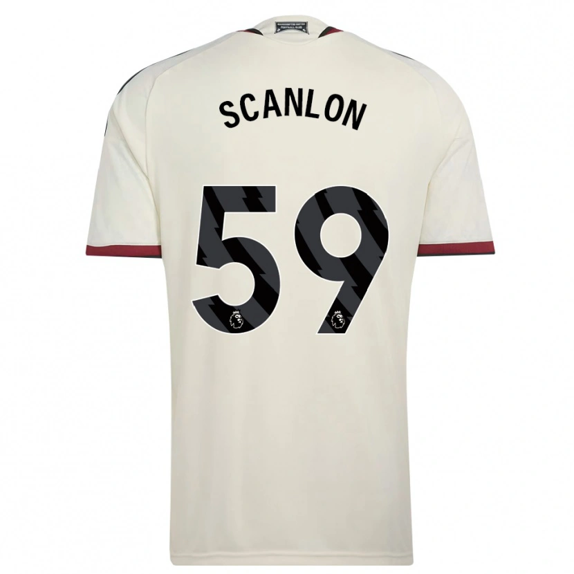 Danxen Kobiety James Scanlon #59 Beżowy Czarny Czerwony Trzeci Komplet Koszulka 2026/27 Koszulki Klubowe