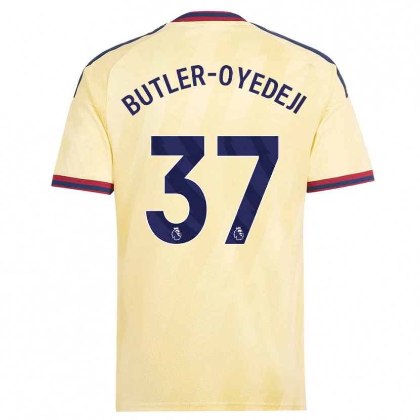 Danxen Kobiety Nathan Butler-Oyedeji #37 Jasnożółty Północnoniebieski Trzeci Komplet Koszulka 2026/27 Koszulki Klubowe