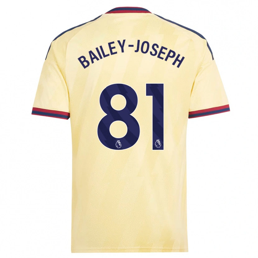 Danxen Kobiety Brando Bailey-Joseph #81 Jasnożółty Północnoniebieski Trzeci Komplet Koszulka 2026/27 Koszulki Klubowe