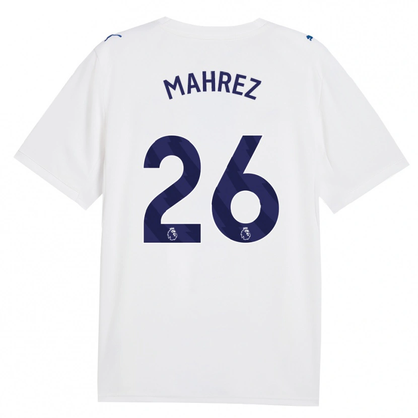 Danxen Kobiety Riyad Mahrez #26 Granatowy Biały Trzeci Komplet Koszulka 2026/27 Koszulki Klubowe