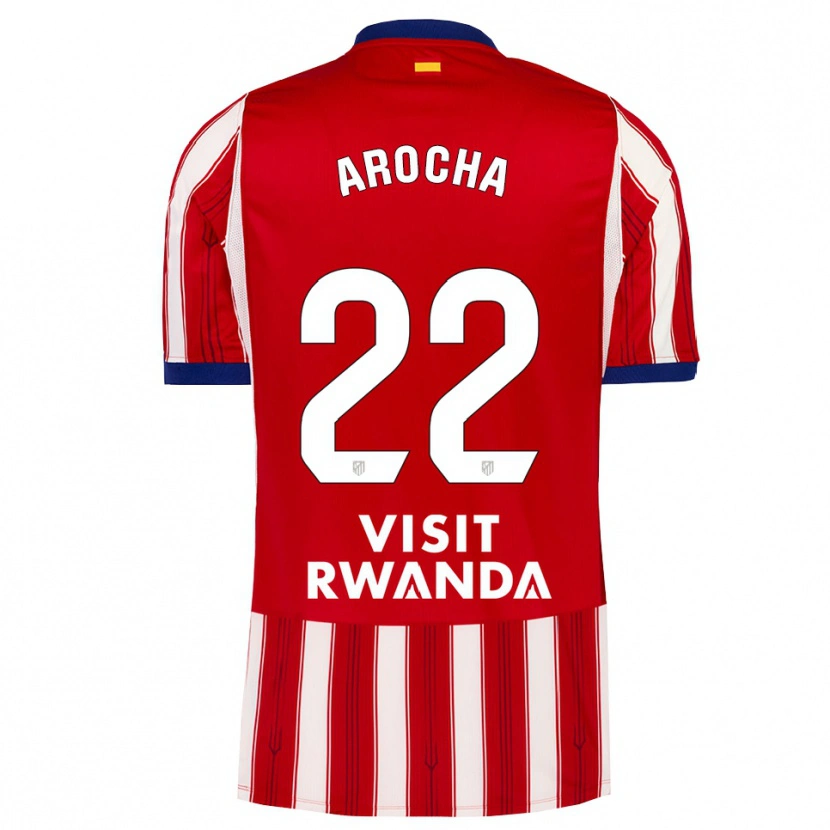 Danxen Dzieci Santi Arocha #22 Królewski Niebieski Czerwony Biały Domowa Koszulka 2026/27 Koszulki Klubowe