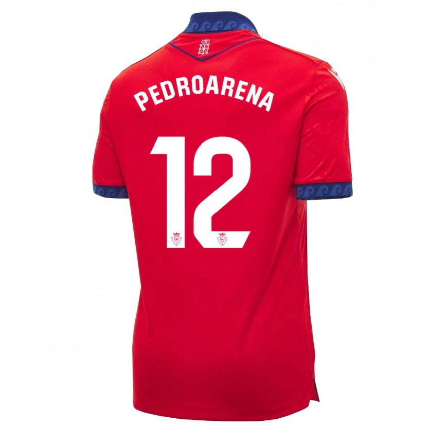 Danxen Dzieci Martin Pedroarena #12 Czerwony Granatowy Biały Domowa Koszulka 2026/27 Koszulki Klubowe