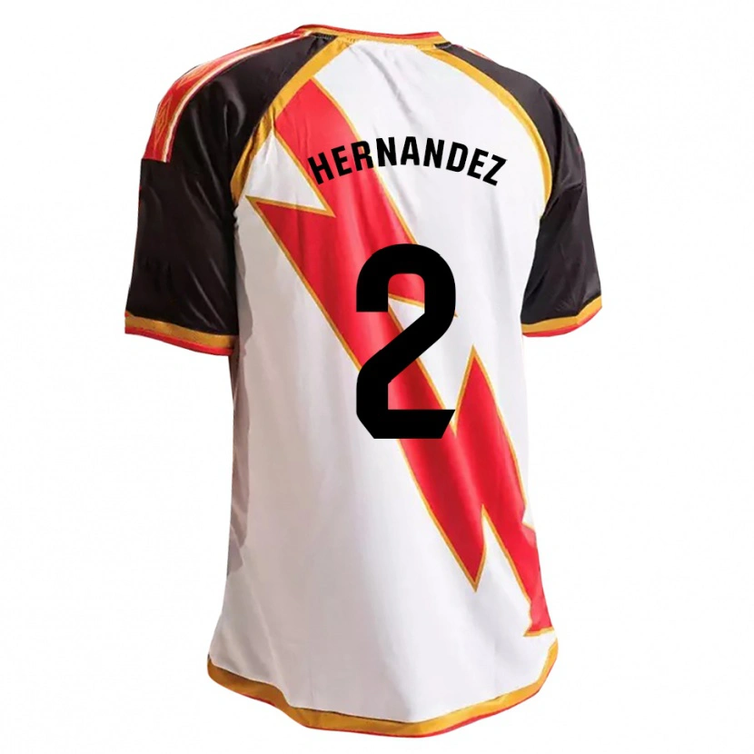 Danxen Dzieci Marco Hernández #2 Czarny Czerwony Biały Złoty Domowa Koszulka 2026/27 Koszulki Klubowe