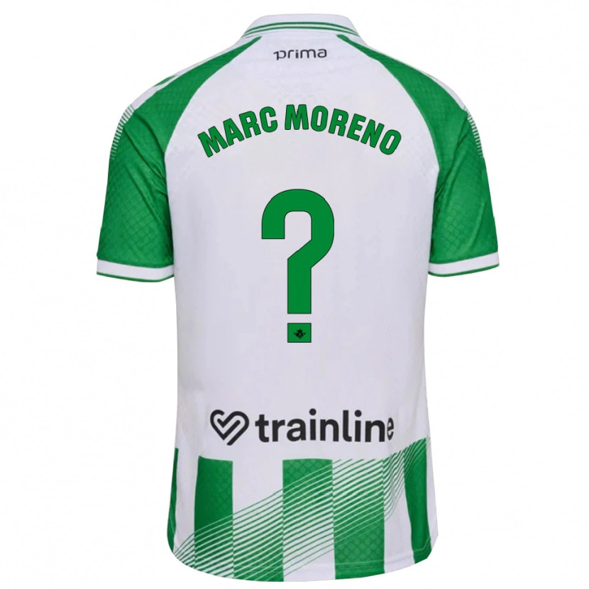 Danxen Dzieci Marc Moreno #0 Jasnozielony Czarny Biały Domowa Koszulka 2026/27 Koszulki Klubowe
