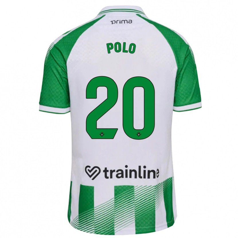 Danxen Dzieci Tiago Polo #20 Jasnozielony Czarny Biały Domowa Koszulka 2026/27 Koszulki Klubowe