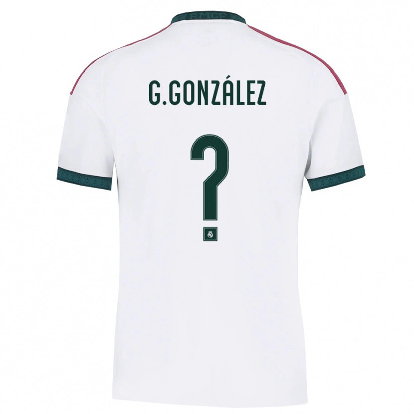 Danxen Dzieci Guille González #0 Ciemnozielony Biały Czerwony Domowa Koszulka 2026/27 Koszulki Klubowe