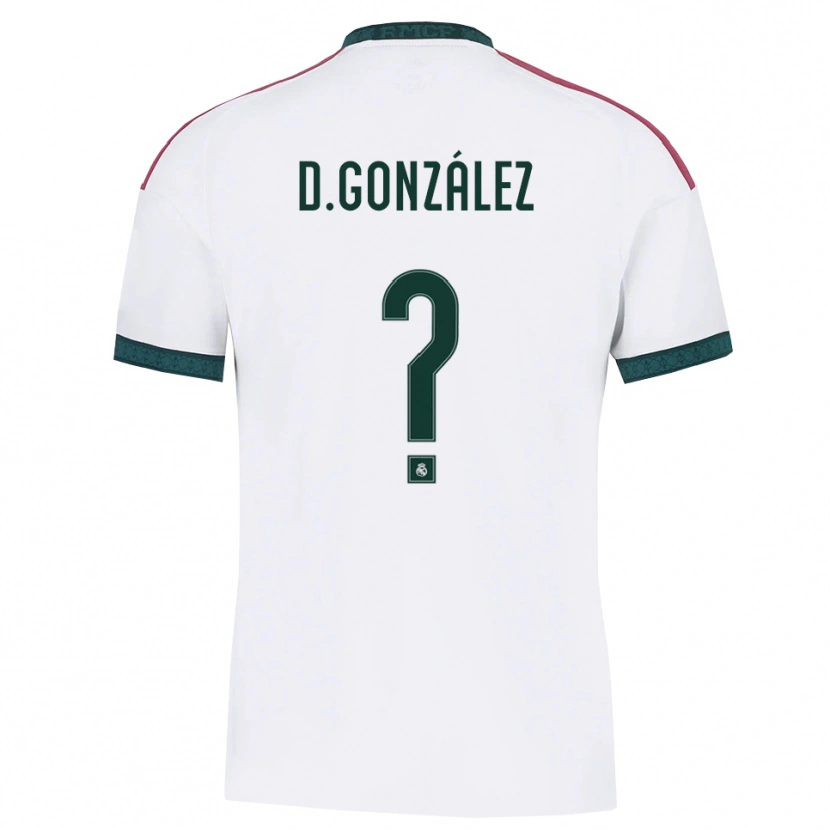 Danxen Dzieci Daniel González #0 Ciemnozielony Biały Czerwony Domowa Koszulka 2026/27 Koszulki Klubowe
