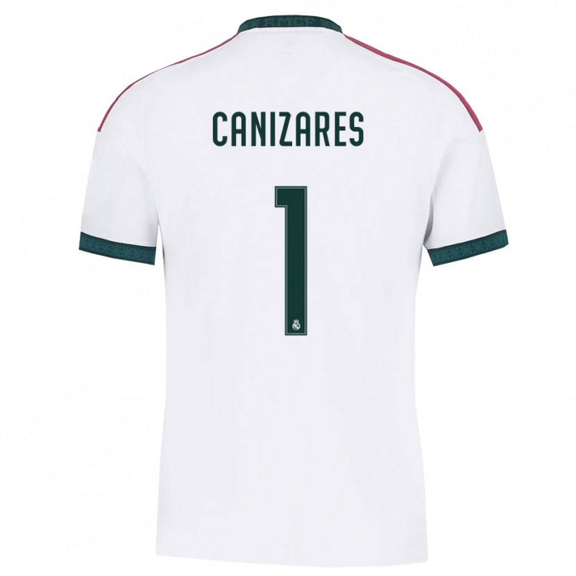 Danxen Dzieci Lucas Canizares #1 Ciemnozielony Biały Czerwony Domowa Koszulka 2026/27 Koszulki Klubowe