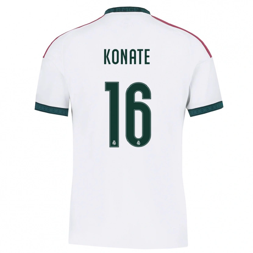 Danxen Dzieci Ibrahima Konaté #16 Ciemnozielony Biały Czerwony Domowa Koszulka 2026/27 Koszulki Klubowe