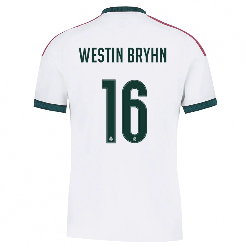 Danxen Dzieci Leon Westin Bryhn #16 Ciemnozielony Biały Czerwony Domowa Koszulka 2026/27 Koszulki Klubowe