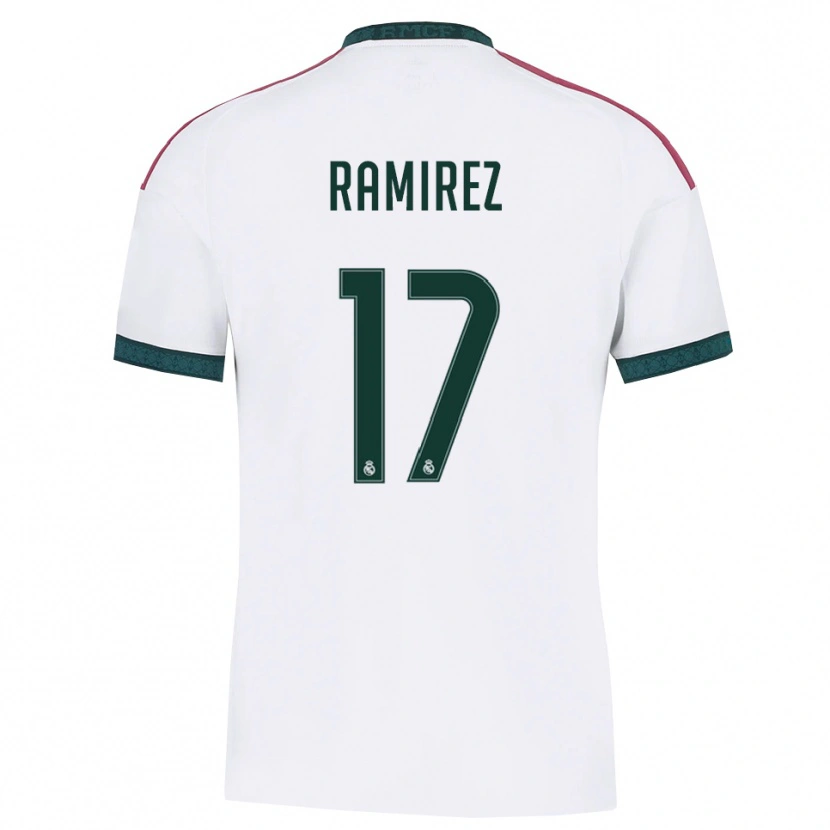 Danxen Dzieci Darío Ramirez #17 Ciemnozielony Biały Czerwony Domowa Koszulka 2026/27 Koszulki Klubowe