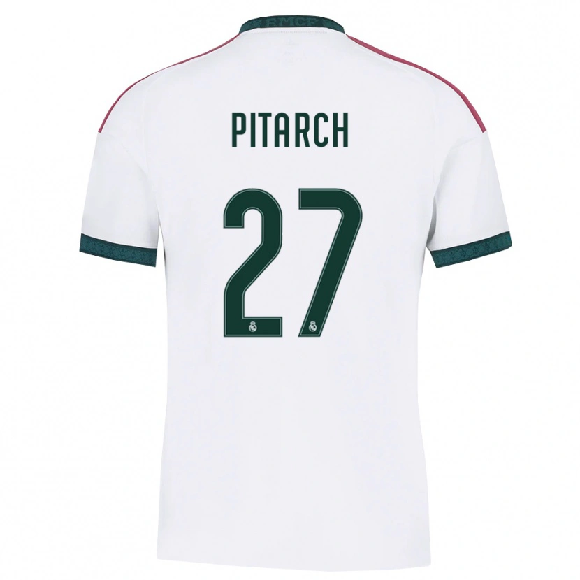 Danxen Dzieci Thiago Pitarch #27 Ciemnozielony Biały Czerwony Domowa Koszulka 2026/27 Koszulki Klubowe