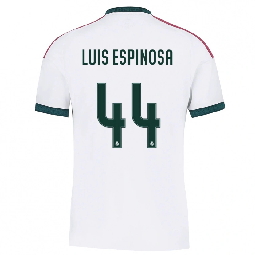 Danxen Dzieci José Luis Espinosa #44 Ciemnozielony Biały Czerwony Domowa Koszulka 2026/27 Koszulki Klubowe