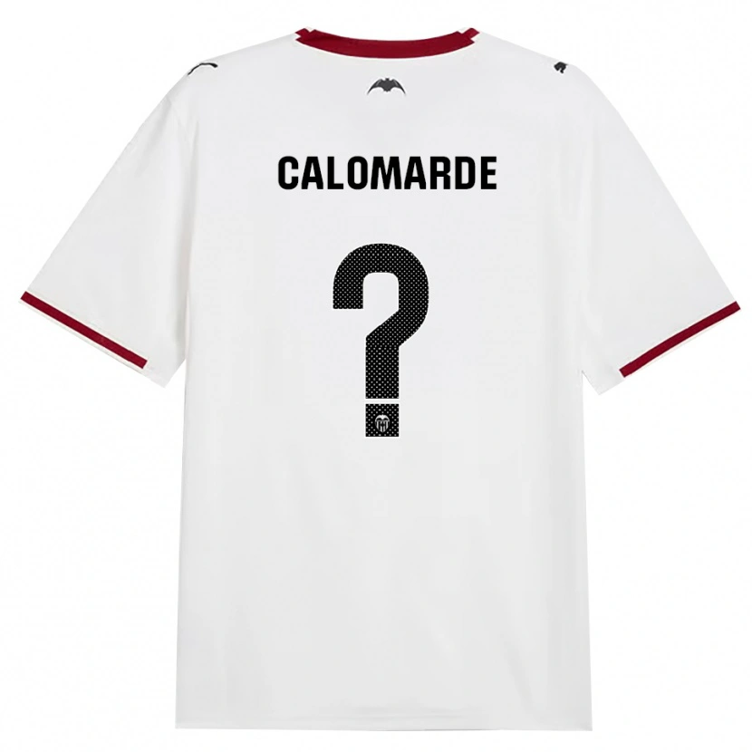 Danxen Dzieci Jorge Calomarde #0 Czarny Biały Czerwony Żółty Domowa Koszulka 2026/27 Koszulki Klubowe
