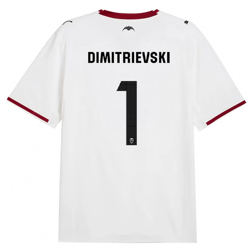 Danxen Dzieci Stole Dimitrievski #1 Czarny Biały Czerwony Żółty Domowa Koszulka 2026/27 Koszulki Klubowe
