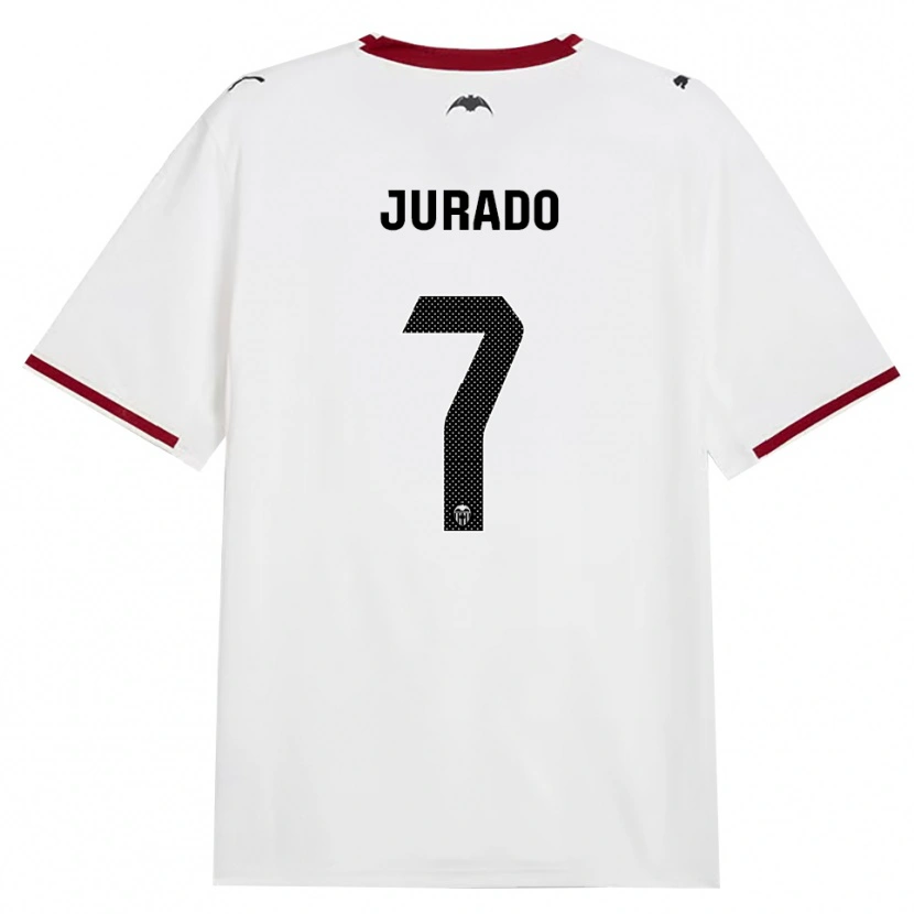 Danxen Dzieci Marc Jurado #7 Czarny Biały Czerwony Żółty Domowa Koszulka 2026/27 Koszulki Klubowe