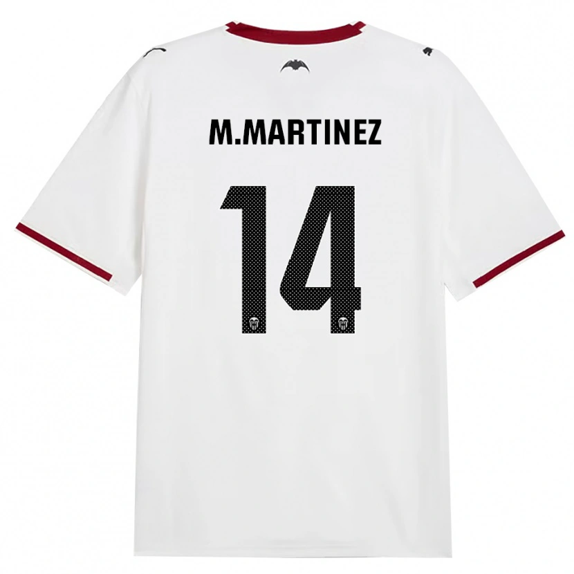 Danxen Dzieci Marc Martinez #14 Czarny Biały Czerwony Żółty Domowa Koszulka 2026/27 Koszulki Klubowe