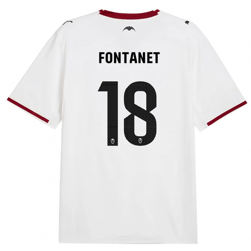 Danxen Dzieci Joel Fontanet #18 Czarny Biały Czerwony Żółty Domowa Koszulka 2026/27 Koszulki Klubowe