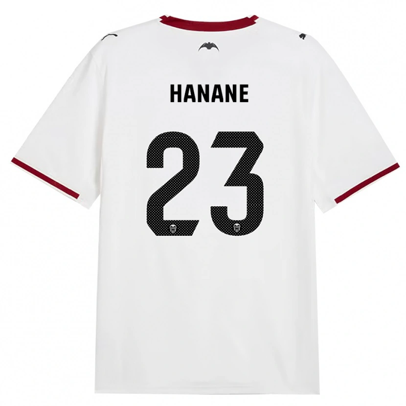 Danxen Dzieci Hanane Ait El Haj #23 Czarny Biały Czerwony Żółty Domowa Koszulka 2026/27 Koszulki Klubowe