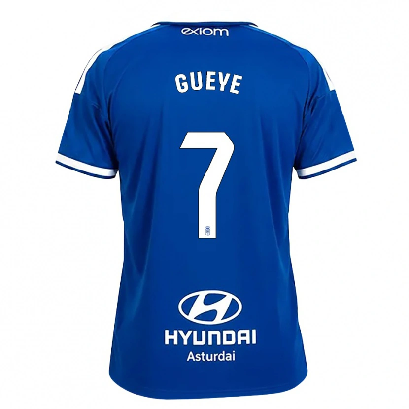 Danxen Dzieci Lamine Gueye #7 Średni Niebieski Biały Domowa Koszulka 2026/27 Koszulki Klubowe