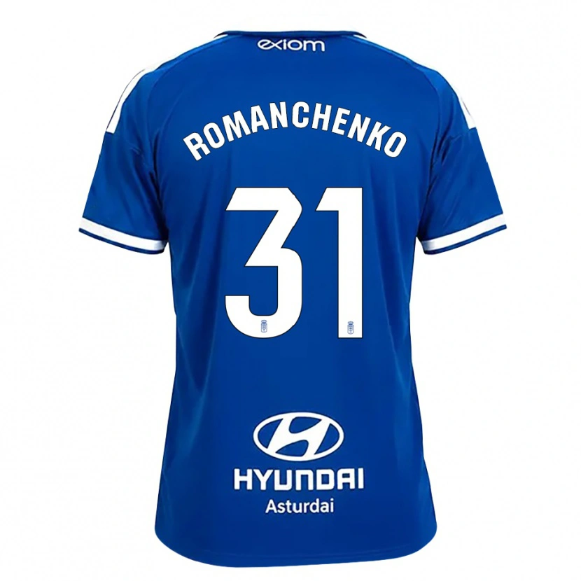 Danxen Dzieci Kiril Romanchenko #31 Średni Niebieski Biały Domowa Koszulka 2026/27 Koszulki Klubowe