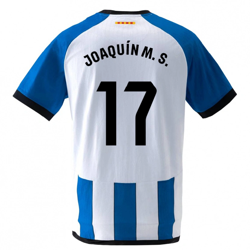 Danxen Dzieci Joaquín Sánchez #17 Królewski Niebieski Biały Domowa Koszulka 2026/27 Koszulki Klubowe