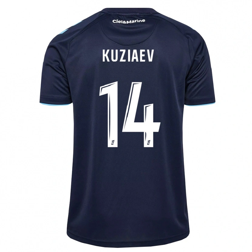 Danxen Dzieci Daler Kuzyaev #14 Błękitny Północny Niebieski Domowa Koszulka 2026/27 Koszulki Klubowe