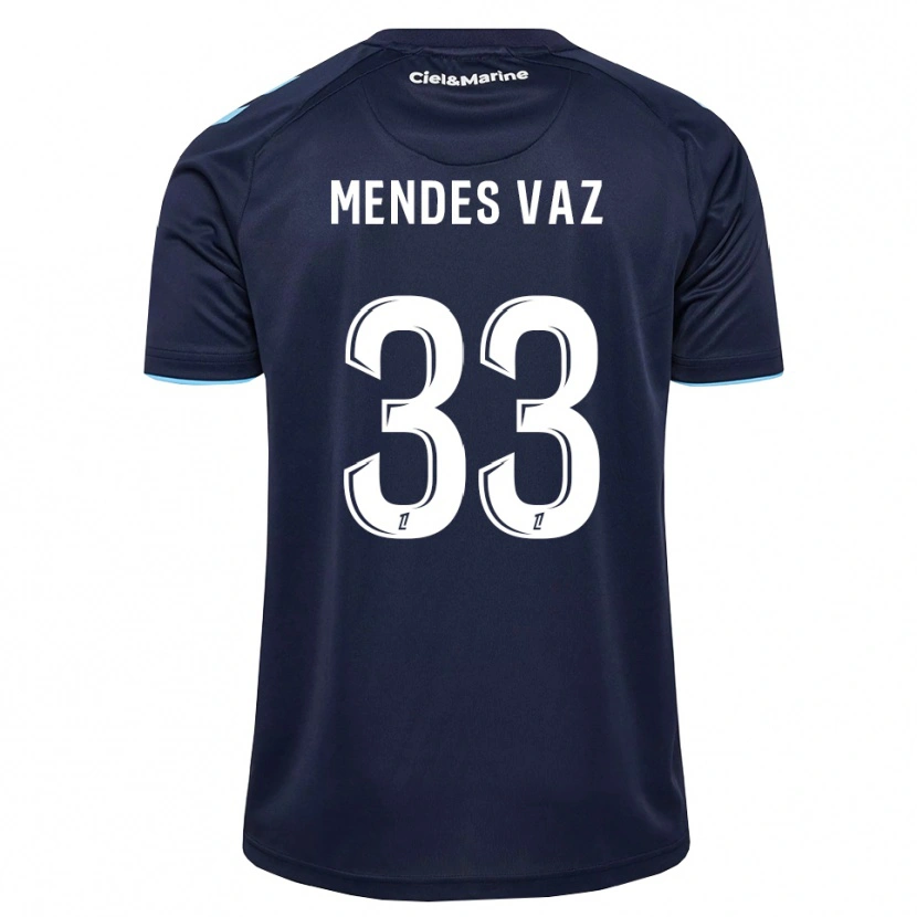 Danxen Dzieci Hernâni Mendes Vaz #33 Błękitny Północny Niebieski Domowa Koszulka 2026/27 Koszulki Klubowe
