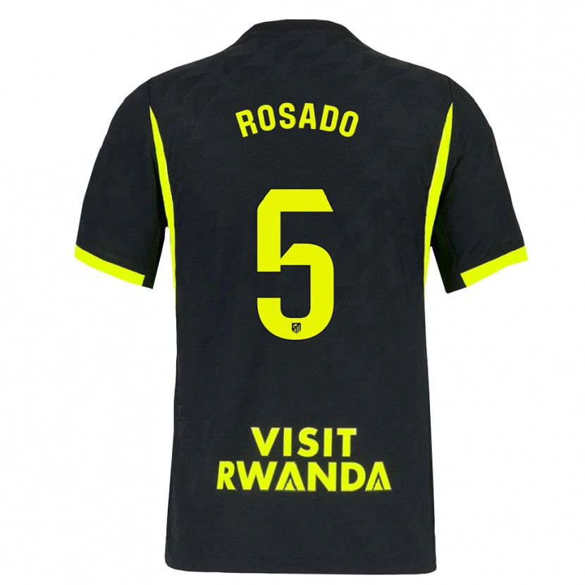 Danxen Dzieci Diego Rosado #5 Jasnozielony Czarny Wyjazdowa Koszulka 2026/27 Koszulki Klubowe