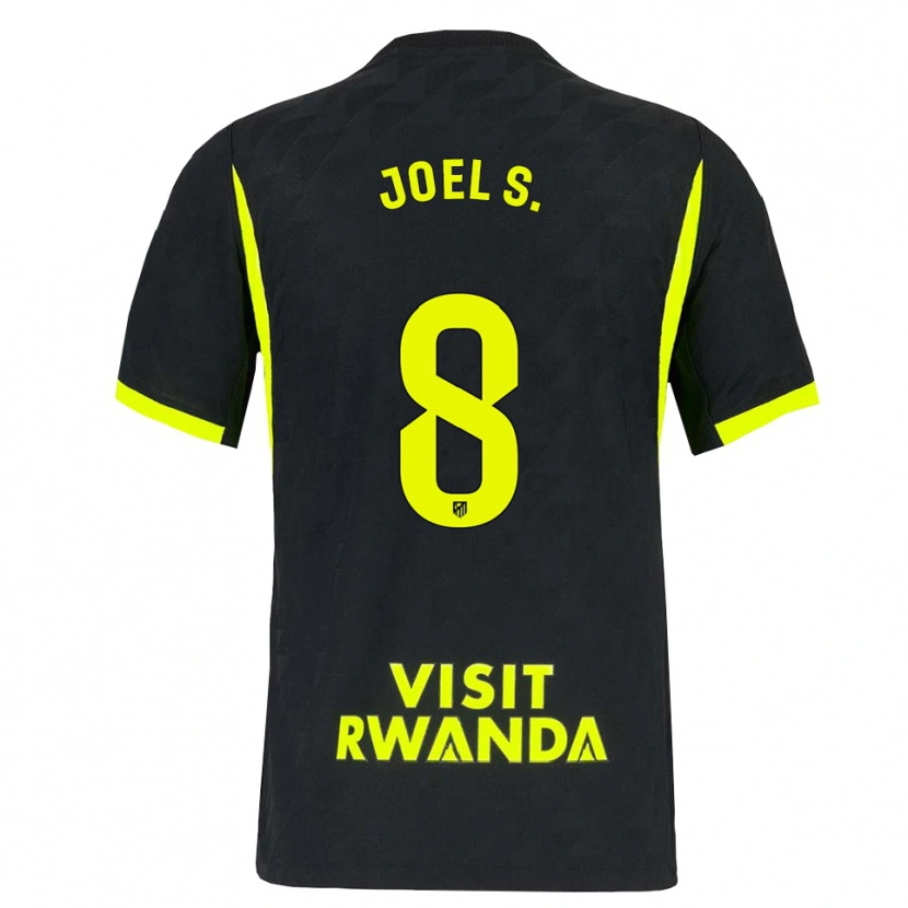 Danxen Dzieci Joel Sánchez #8 Jasnozielony Czarny Wyjazdowa Koszulka 2026/27 Koszulki Klubowe