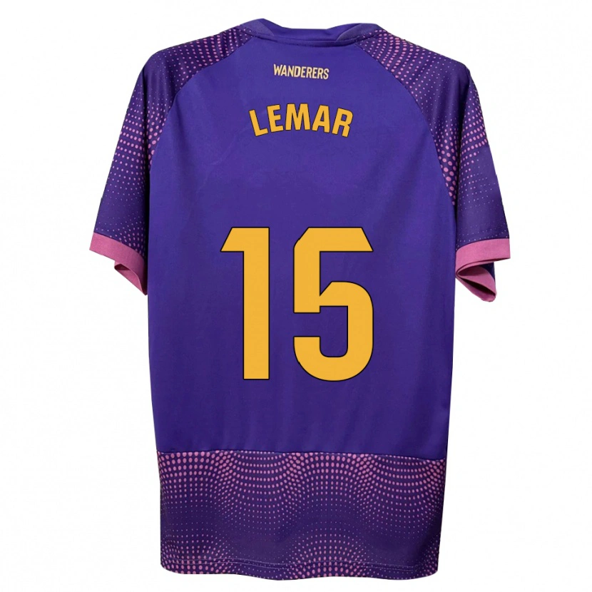 Danxen Dzieci Thomas Lemar #15 Fioletowy Biały Różowy Wyjazdowa Koszulka 2026/27 Koszulki Klubowe