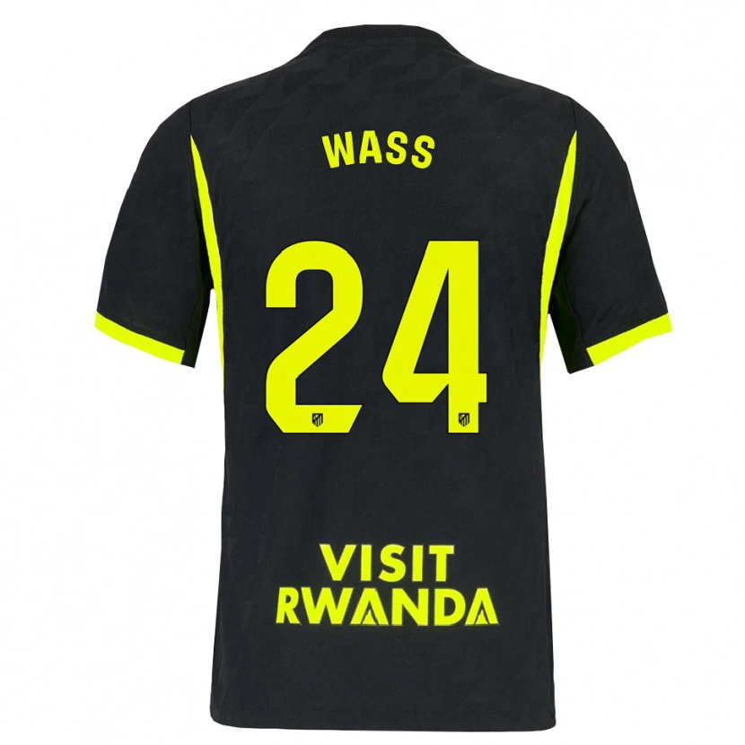 Danxen Dzieci Daniel Wass #24 Jasnozielony Czarny Wyjazdowa Koszulka 2026/27 Koszulki Klubowe