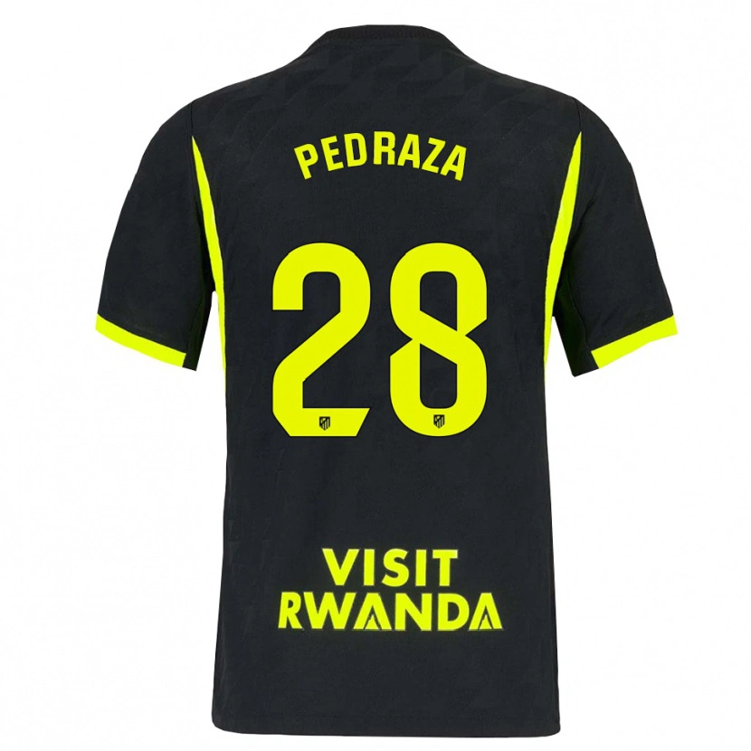 Danxen Dzieci Alfredo Pedraza #28 Jasnozielony Czarny Wyjazdowa Koszulka 2026/27 Koszulki Klubowe