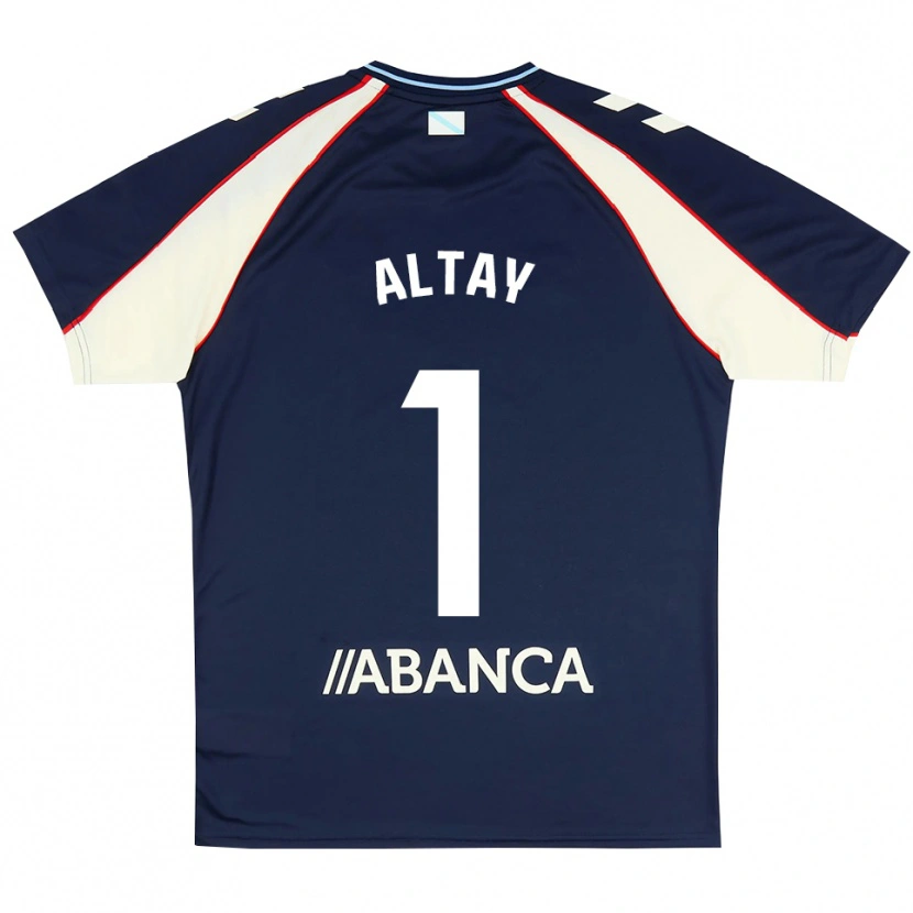 Danxen Dzieci Altay Bayındır #1 Królewski Niebieski Czerwony Biały Wyjazdowa Koszulka 2026/27 Koszulki Klubowe