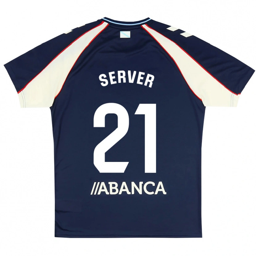 Danxen Dzieci Izan Server #21 Królewski Niebieski Czerwony Biały Wyjazdowa Koszulka 2026/27 Koszulki Klubowe