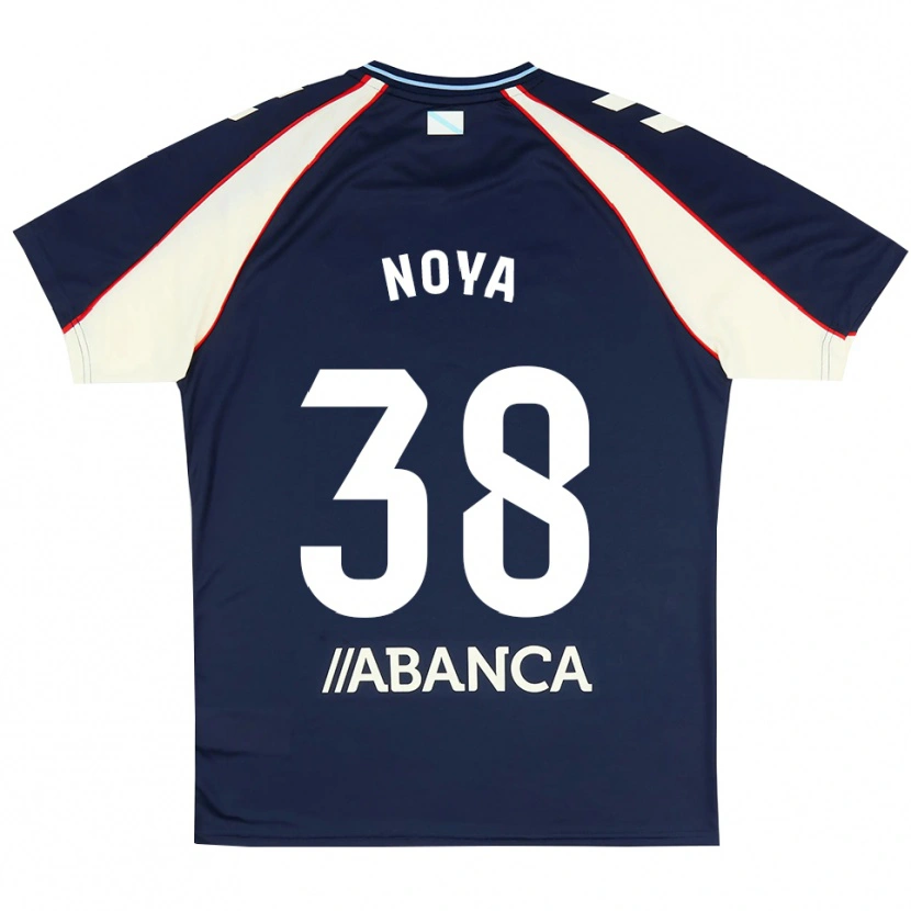 Danxen Dzieci Dani Noya #38 Królewski Niebieski Czerwony Biały Wyjazdowa Koszulka 2026/27 Koszulki Klubowe