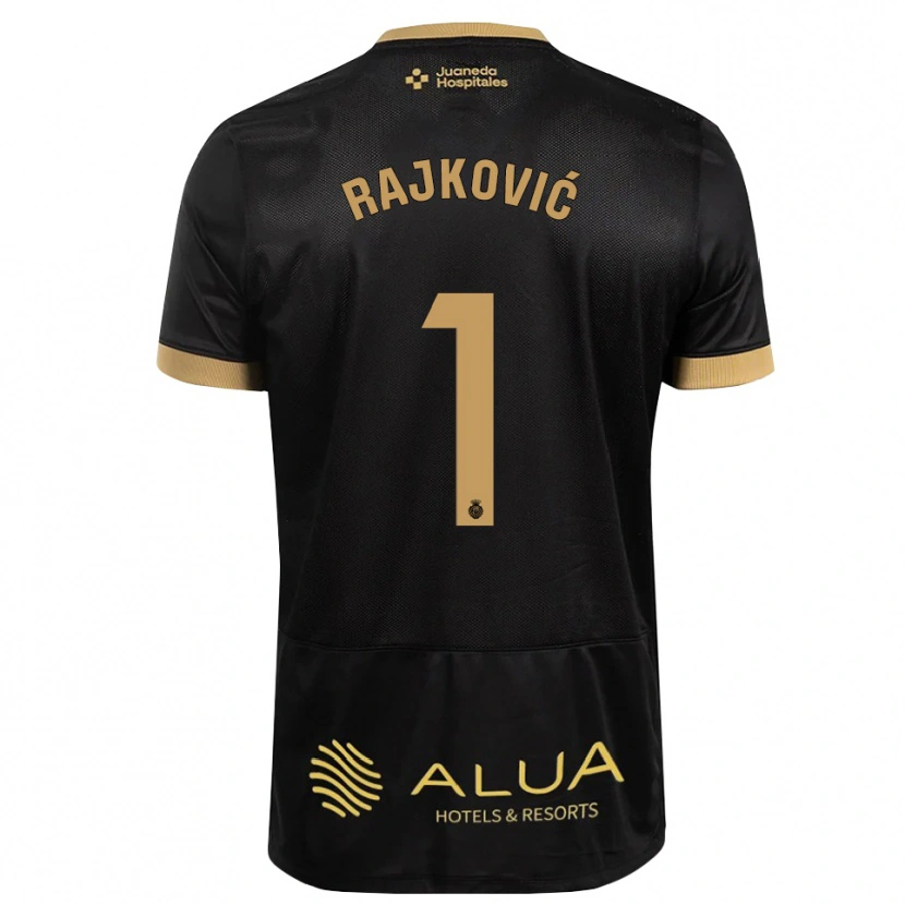 Danxen Dzieci Predrag Rajkovic #1 Czarny Piaskowy Brąz Rudość Wyjazdowa Koszulka 2026/27 Koszulki Klubowe