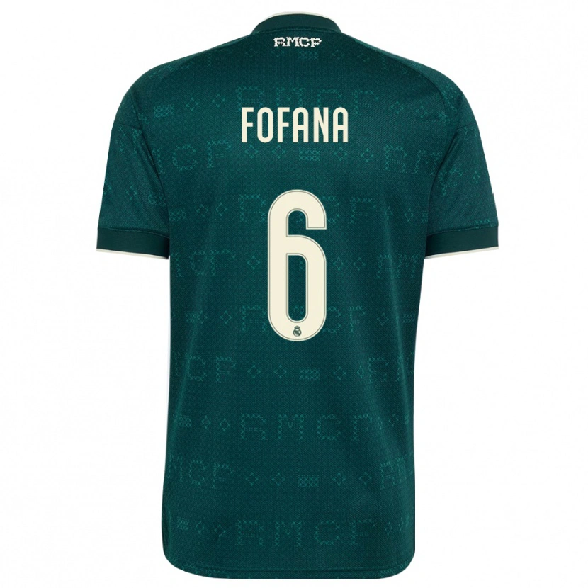 Danxen Dzieci Cherif Fofana #6 Ciemnoszary Szary Biały Wyjazdowa Koszulka 2026/27 Koszulki Klubowe