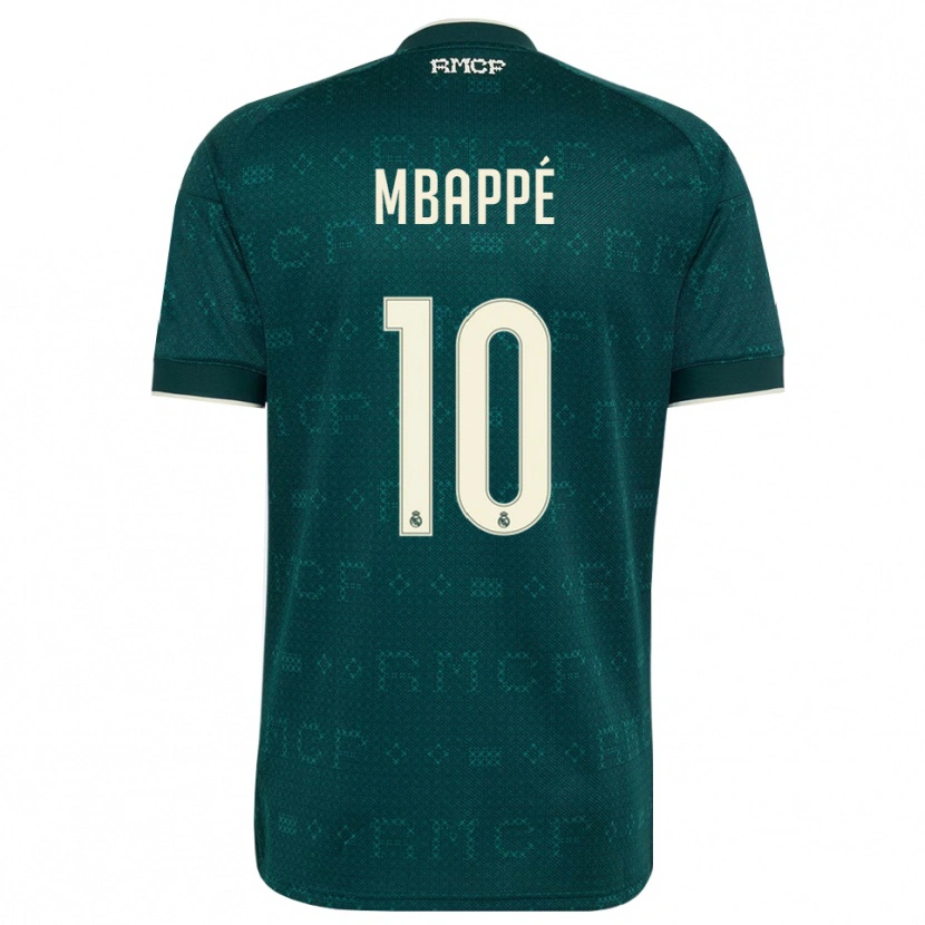 Danxen Dzieci Kylian Mbappé #10 Ciemnoszary Szary Biały Wyjazdowa Koszulka 2026/27 Koszulki Klubowe