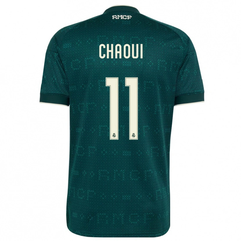 Danxen Dzieci Omar Chaoui #11 Ciemnoszary Szary Biały Wyjazdowa Koszulka 2026/27 Koszulki Klubowe