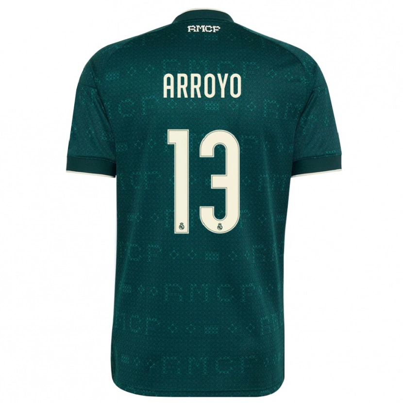 Danxen Dzieci Diego Arroyo #13 Ciemnoszary Szary Biały Wyjazdowa Koszulka 2026/27 Koszulki Klubowe