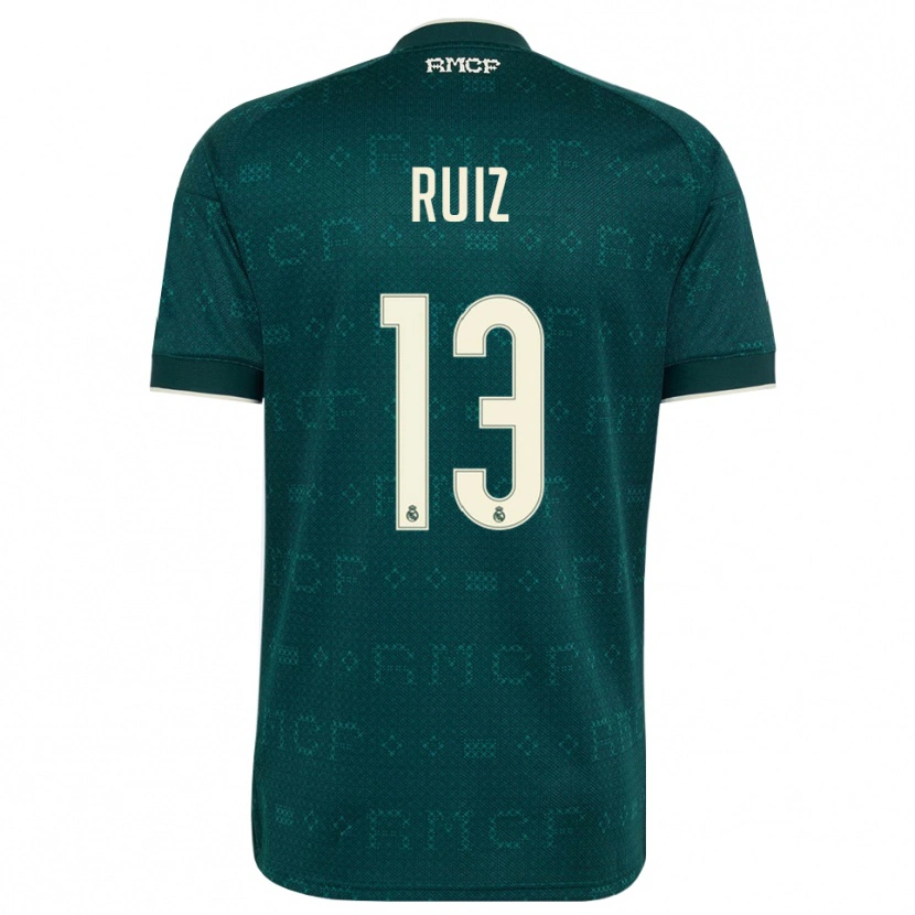 Danxen Dzieci Guillermo Ruiz #13 Ciemnoszary Szary Biały Wyjazdowa Koszulka 2026/27 Koszulki Klubowe