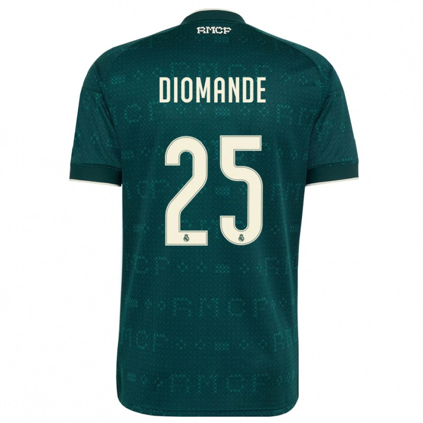 Danxen Dzieci Yan Diomande #25 Ciemnoszary Szary Biały Wyjazdowa Koszulka 2026/27 Koszulki Klubowe