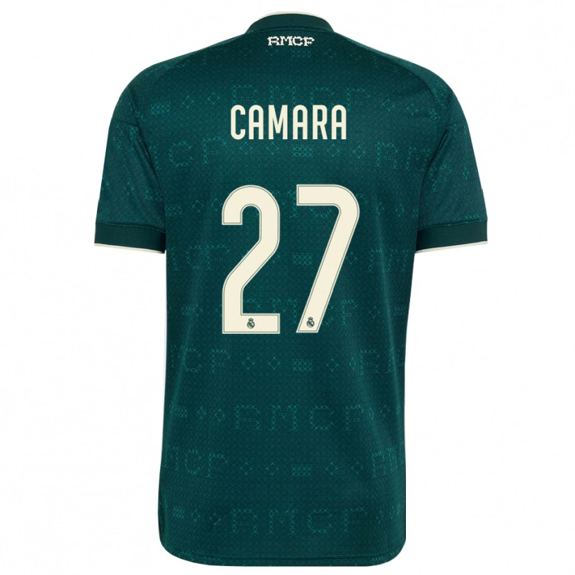 Danxen Dzieci Kalifa Camara #27 Ciemnoszary Szary Biały Wyjazdowa Koszulka 2026/27 Koszulki Klubowe