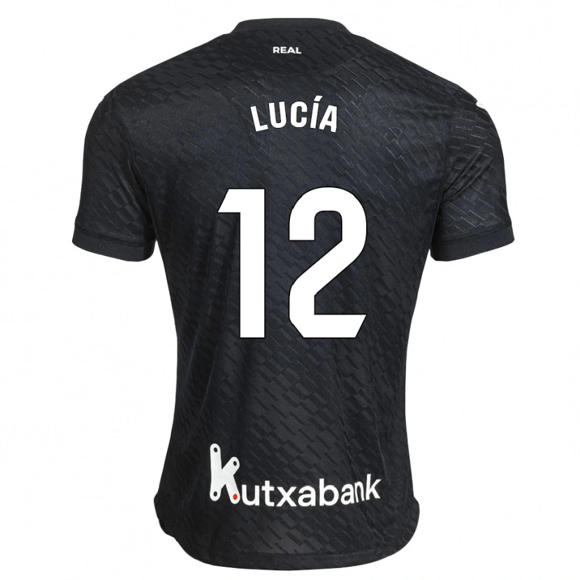 Danxen Dzieci Lucía Rodríguez #12 Czarny Biały Wyjazdowa Koszulka 2026/27 Koszulki Klubowe