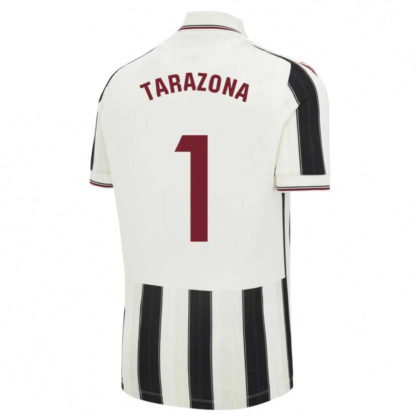 Danxen Dzieci Andrea Tarazona #1 Czarny Biały Czerwony Wyjazdowa Koszulka 2026/27 Koszulki Klubowe