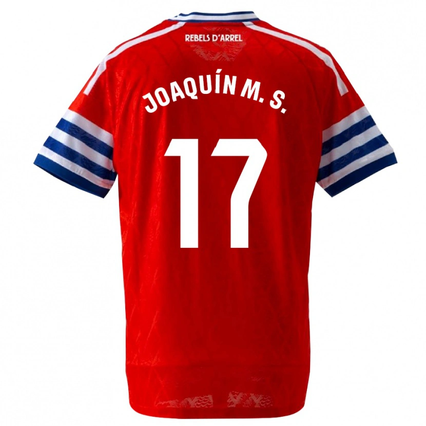 Danxen Dzieci Joaquín Sánchez #17 Królewski Niebieski Czerwony Wyjazdowa Koszulka 2026/27 Koszulki Klubowe