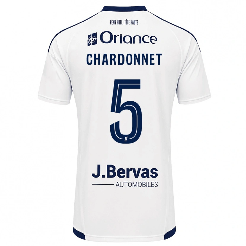 Danxen Dzieci Brendan Chardonnet #5 Granatowy Biały Wyjazdowa Koszulka 2026/27 Koszulki Klubowe